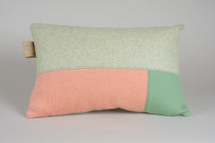 Colorblock Pillow 40x60 - Oud Roze/Mint