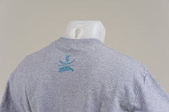 GROOS x Mesh Print Club T-shirt - Nina Fernande - Light grey