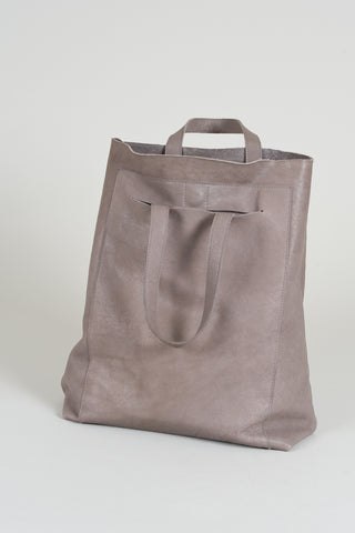 Tas/Leer - Warm Grijs