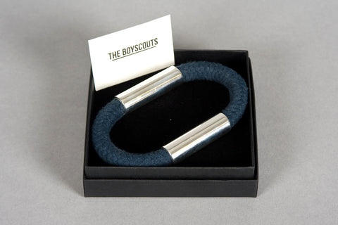 BRACELET  'MERCY BLUE SILVER PLATED