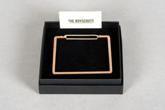 BRACELET  'SEIZE Square' ROSE PLATED