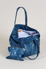Shopper 013 Galaxy - Denim spikkels gebleekt