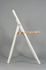 STEEL Stoel - Essenhout (deels wit geverfd)