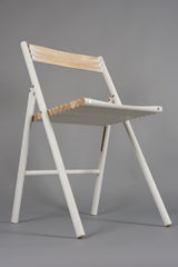 STEEL Stoel - Essenhout (deels wit geverfd)