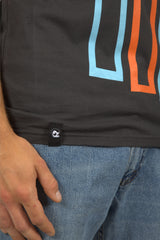 Venour Text Tee - Black