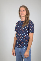 Venour Bird AOP - Navy Aop