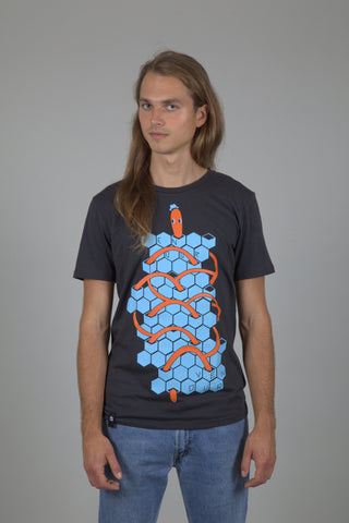 Venour Worm Tee - Black