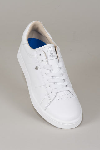 Tennisschoen Adrien - White/Nautical Blue - Nappa/Pu/Patent