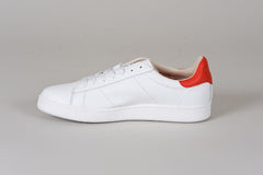 Tennisschoen Adrien - White/Red - Nappa/Pu/Nappa