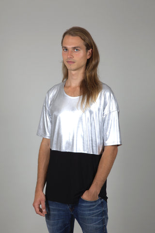 T-Shirt - Unisex Shiny Silver Tailord