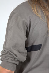 Sweater - Stripedouble - Grey/Black