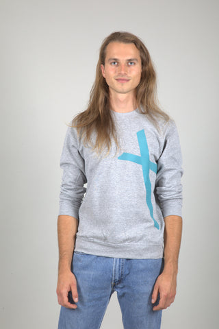 Sweater - Stripedouble - Turqoise