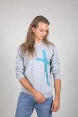 Sweater - Stripedouble - Turqoise