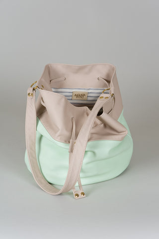Tas - Bucket Bag - Mind Groen/Nude