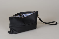 Clutch - Zwart Met handvat