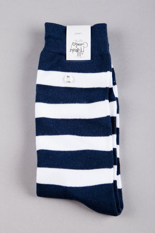 The Stripes Blue/White Socks - 1 Paar