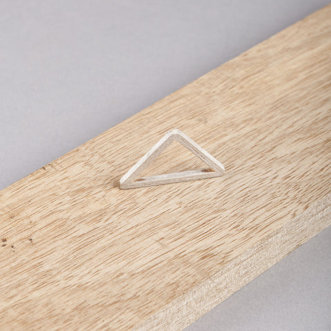 Ring Houtmotief - Driehoek