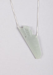 Collier Enkele Vleugel - Taupe