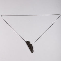 Collier Enkele Vleugel - Zwart