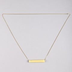 Collier Krijtjes - Geel