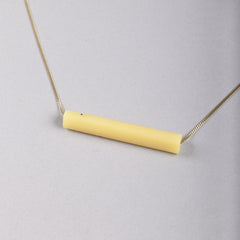 Collier Krijtjes - Geel