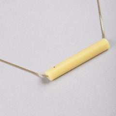Collier Krijtjes - Geel