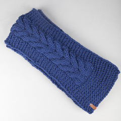 Sjaal Marie Donker blauw