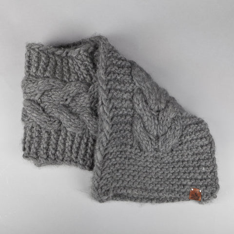 Sjaal Marie Antraciet grijs